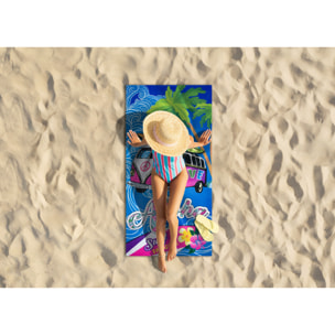 Telo Mare Grande 100x180 Spugna Maui Surf Paradise D5