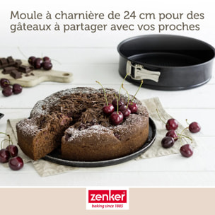 Ensemble de 2 Moules à manqué à charnière Zenker Black Metallic