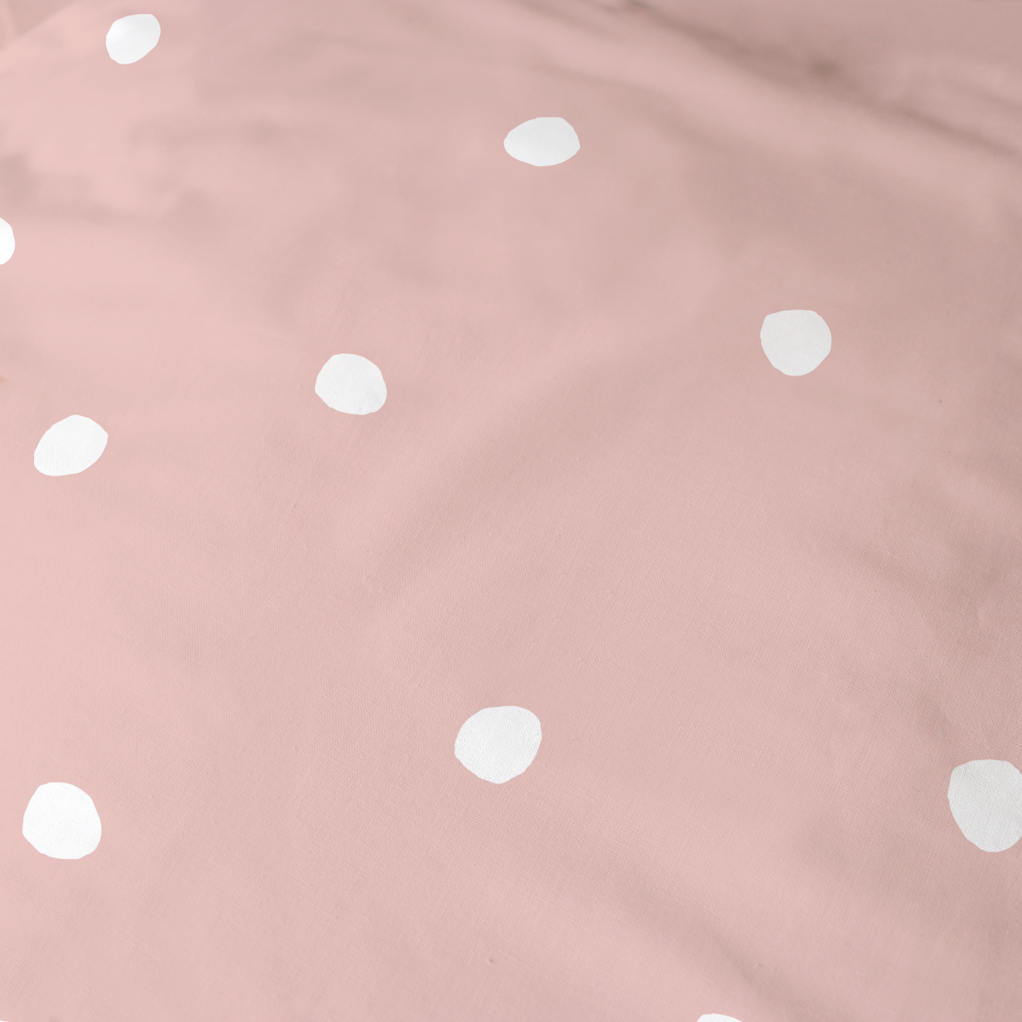 Parure de lit imprimée 100% coton, PINK SPOTS