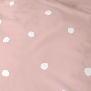 Parure de lit imprimée 100% coton, PINK SPOTS