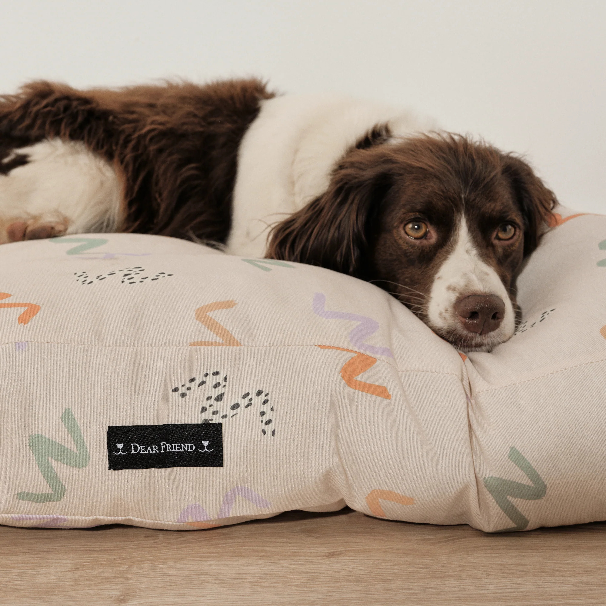Lit épais et rembourré pour chiens et chats, 100 % coton anti-taches, pour animaux 0120-201