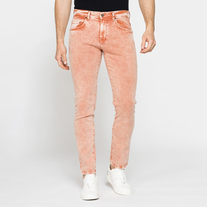 COLOR JEANS UOMO MOD. 717 SLIM FIT IN BULL DENIM SPECIAL DYED