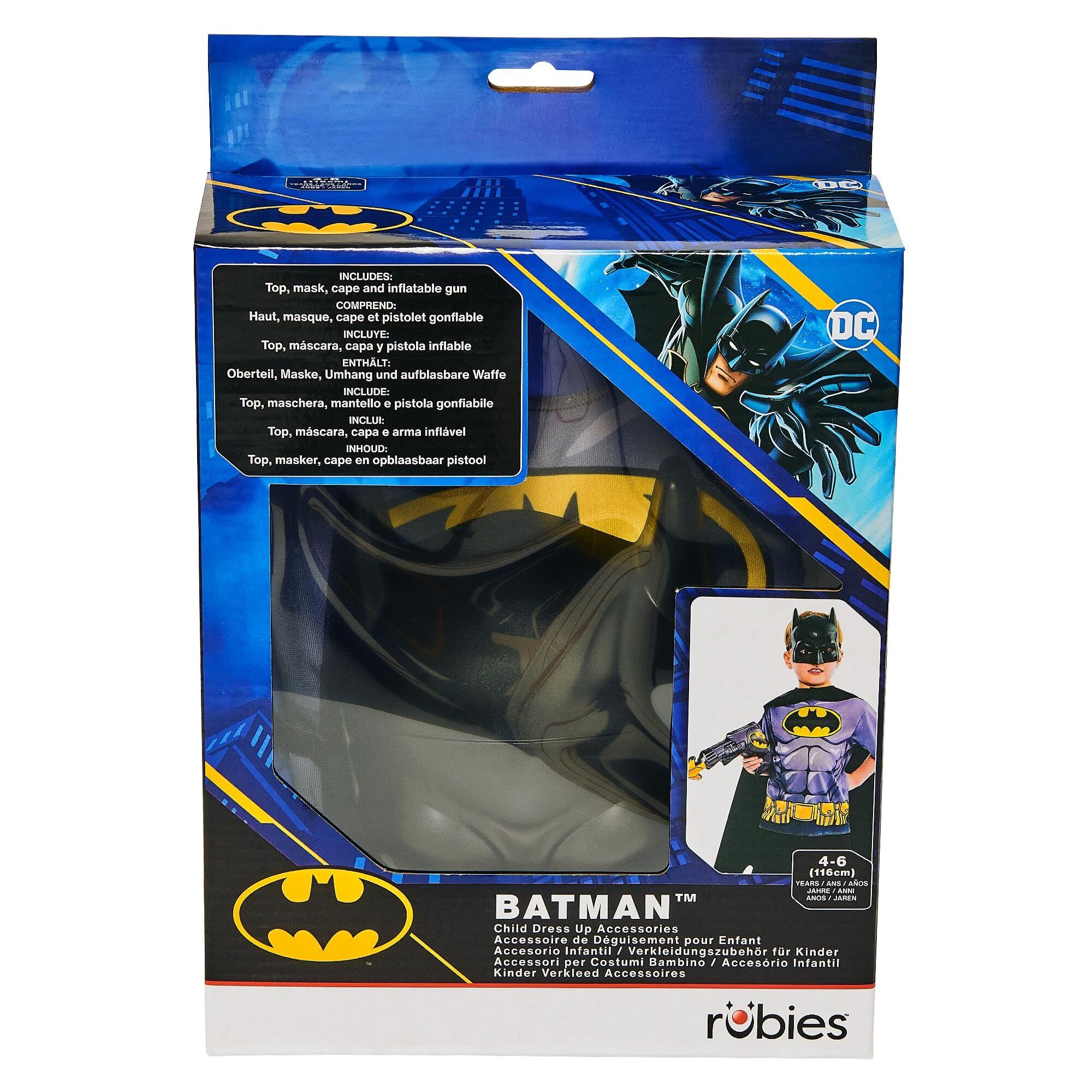 KIT DISFRAZ BATMAN INF