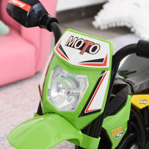 Moto Infantil con 3 Ruedas Verde