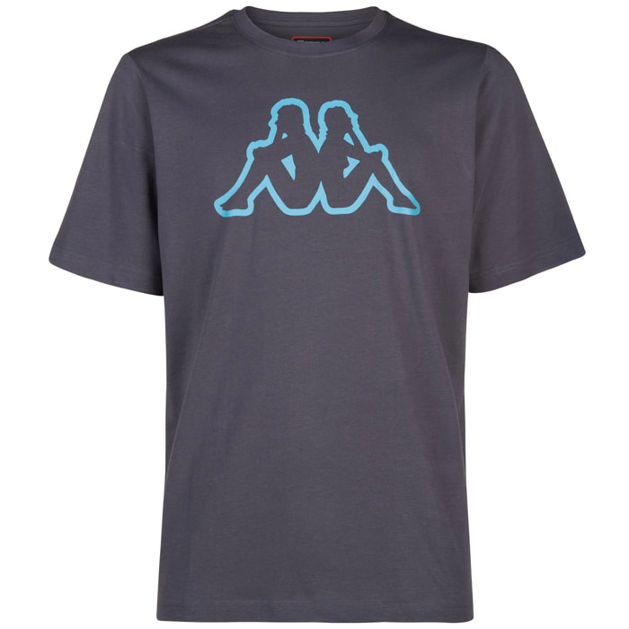 T-Shirts & Top Kappa Uomo Logo Amberis Dk Grigio