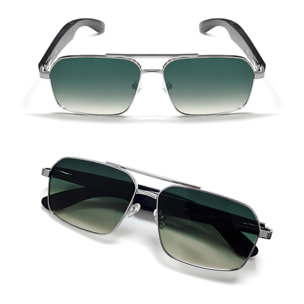 Gafas AI GT-31 con llamadas bluetooth, control remoto de cámara, reproducción de música y asistente de voz.