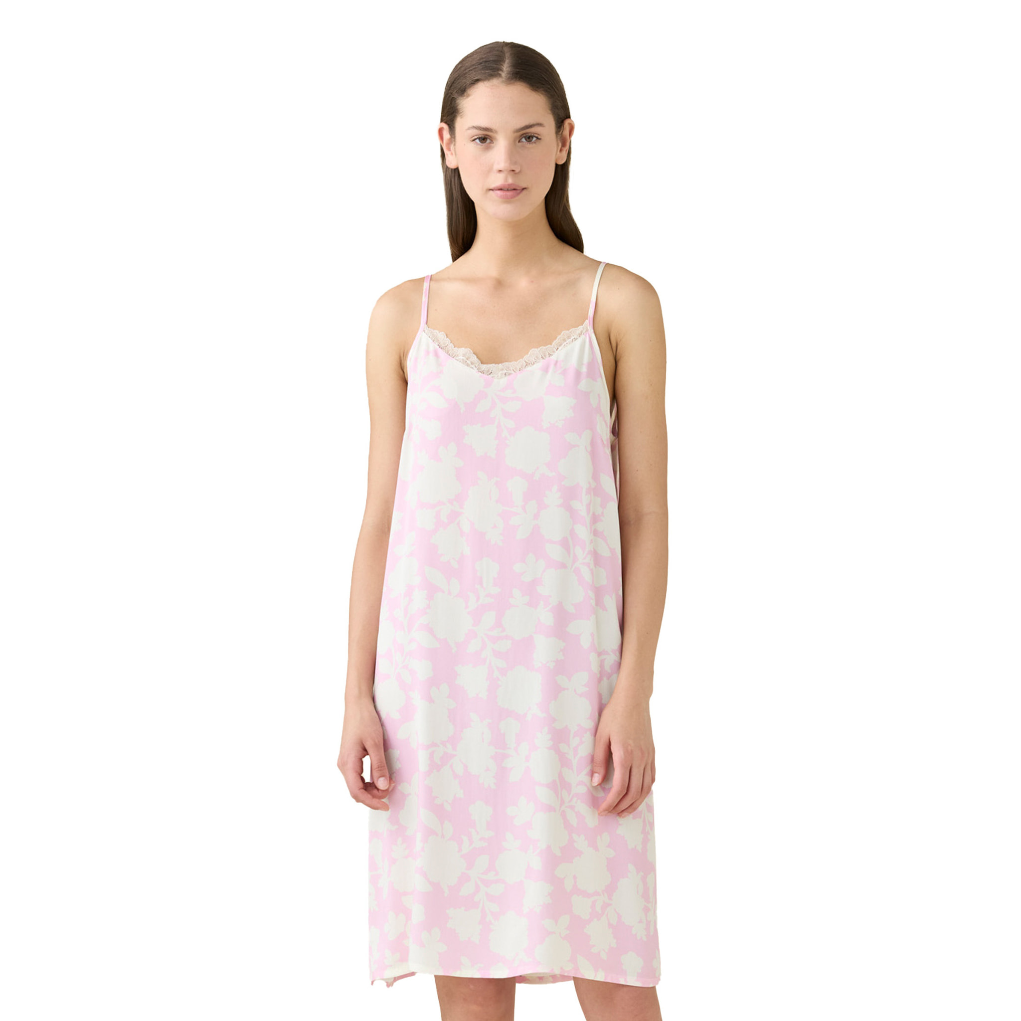 Camicia da notte in viscosa articolo floret. Noidinotte