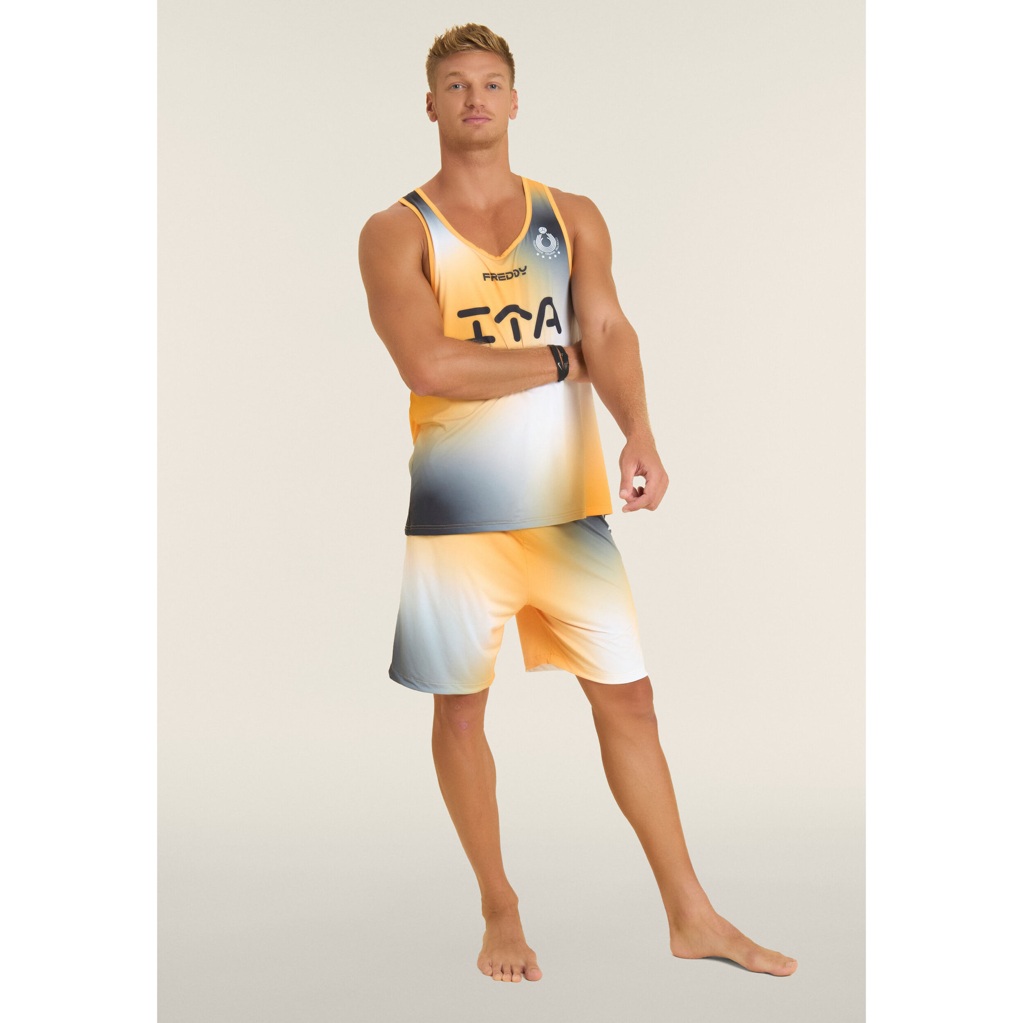 Canotta uomo Beach Volley Italia 2025/26 con protezione UV