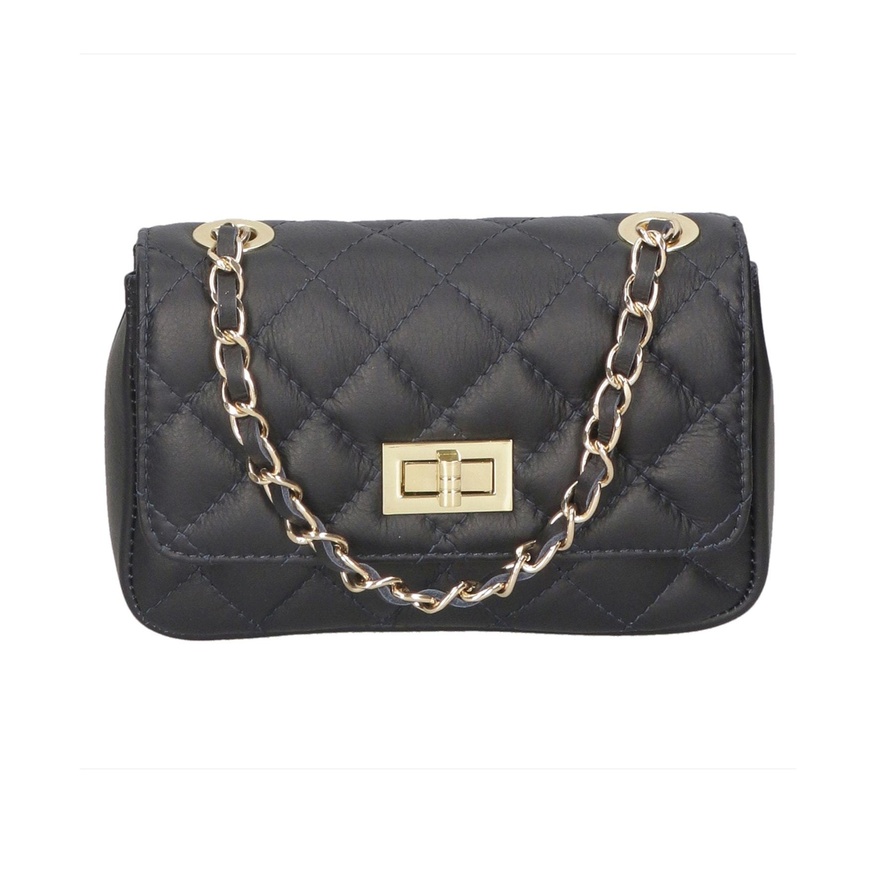 Borsa a spalla da donna - Modello Carolina - Vera pelle - 20.0 x 13.0 x 6.0 cm