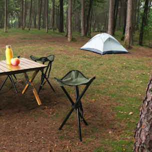 Tabouret Camping Kaki Gm
