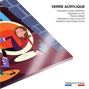 Tableau pause au chalet Tableau plexiglas