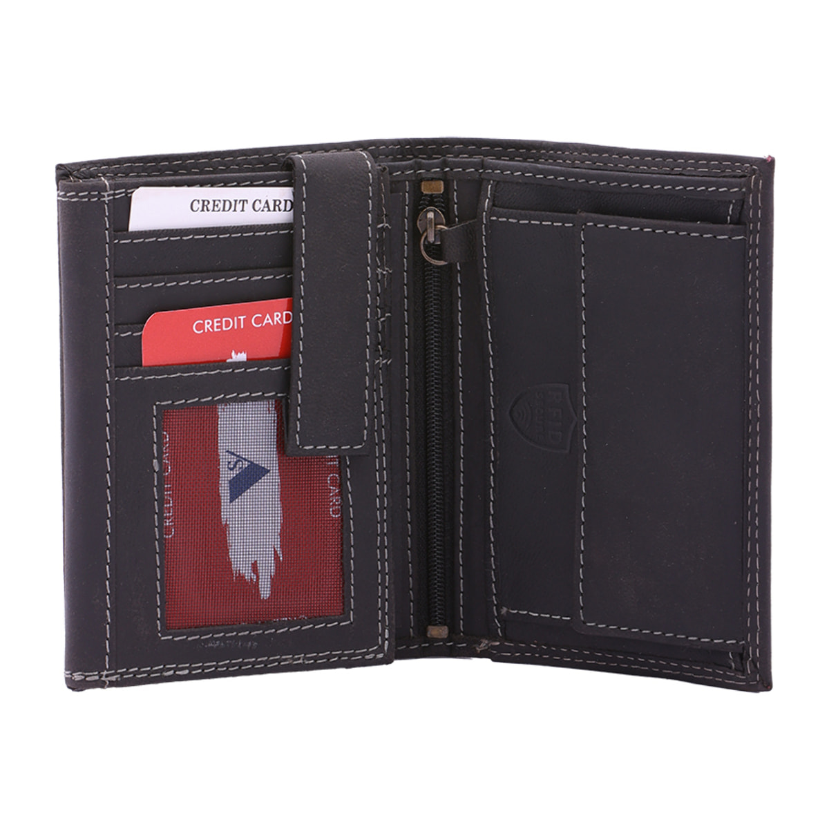 Portafoglio  da uomo In Vera pelle Made in Italy 10x13x3 cm