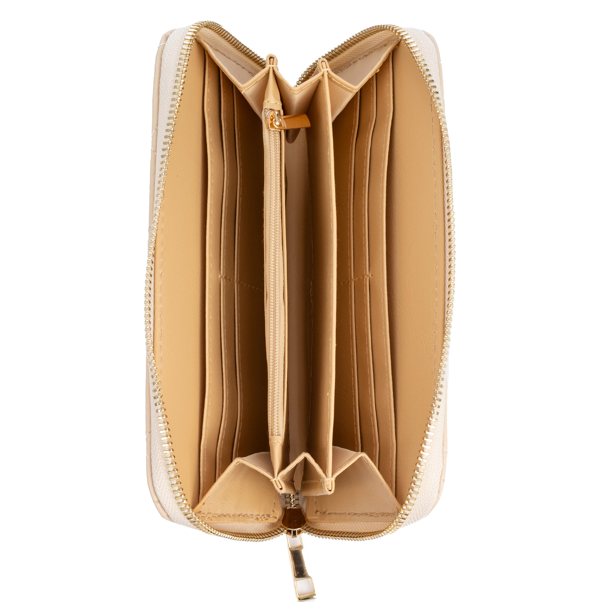 Andali cartera mujer. Piel auténtica acabado Sauvage acolchado.