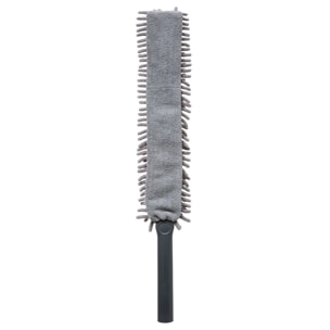 Tête de plumeau double face "Click & Clean" gris