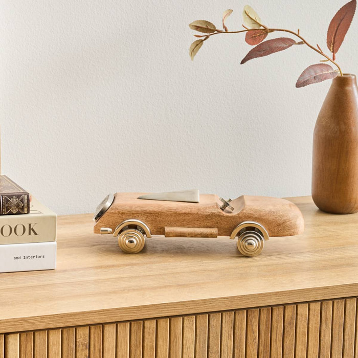 Voiture déco Josie L.25cm beige