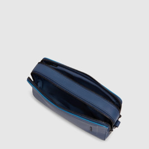 Piquadro Pochette in pelle a due scomparti con polsiera rimovibile