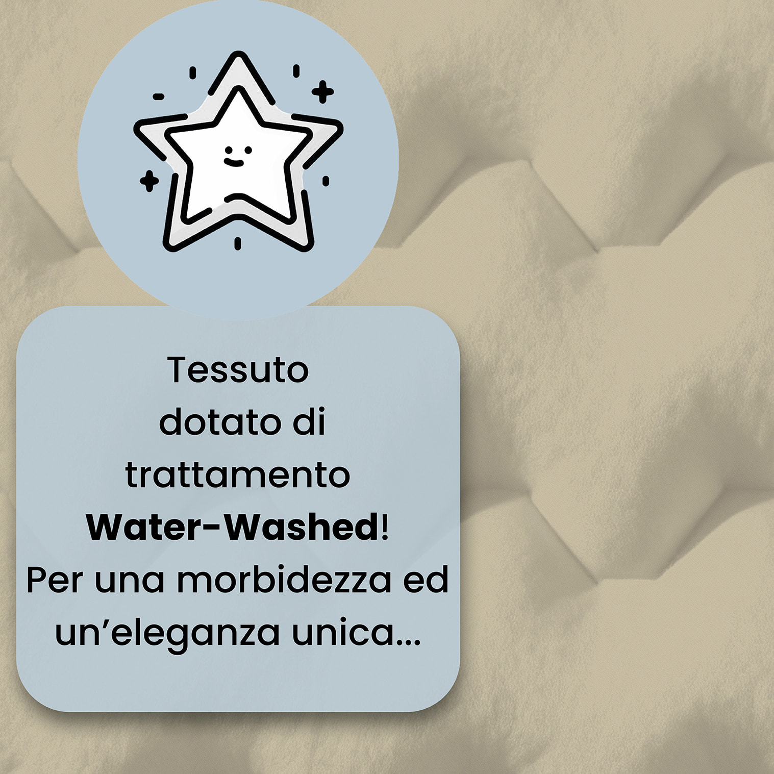 TRAPUNTA INVERNALE WATERWASHED MATRIMONIALE Made in Italy