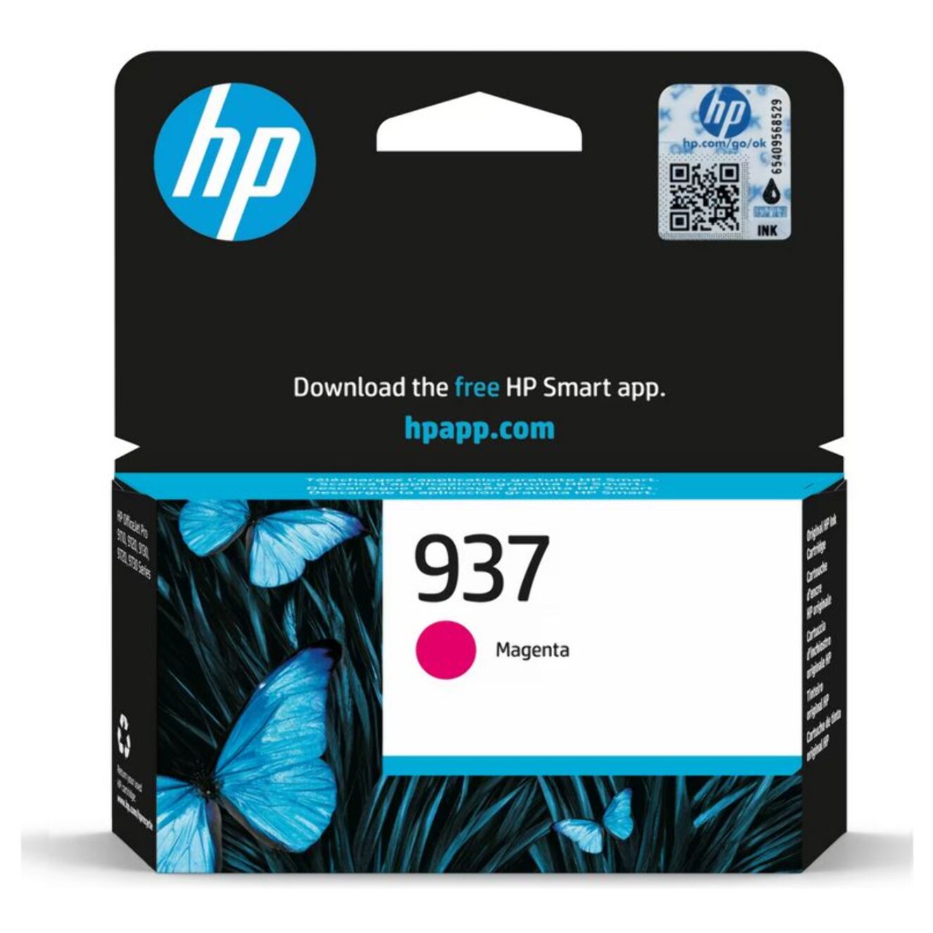 Cartouche d'encre HP Originale 937 Magenta Standard - 6T0J2AE