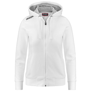 Kappa Felpe JACKET KAPPA4TRAINING WESON Bianco