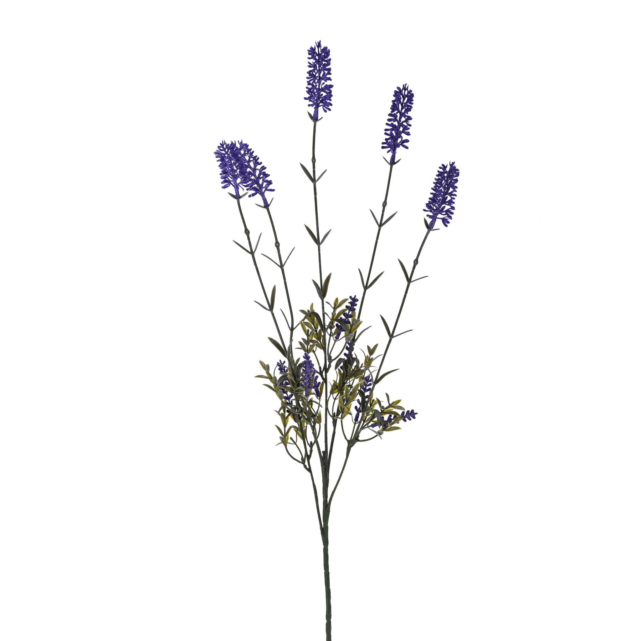 Lavanda Con 5 Fiori. Altezza 79 Cm - Pezzi 12 - 20X79X12cm - Colore: Altro - Bianchi Dino - Fiori Artificiali