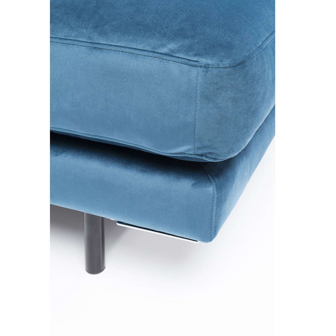 Assise Lullaby velours bleu pétrole Kare Design