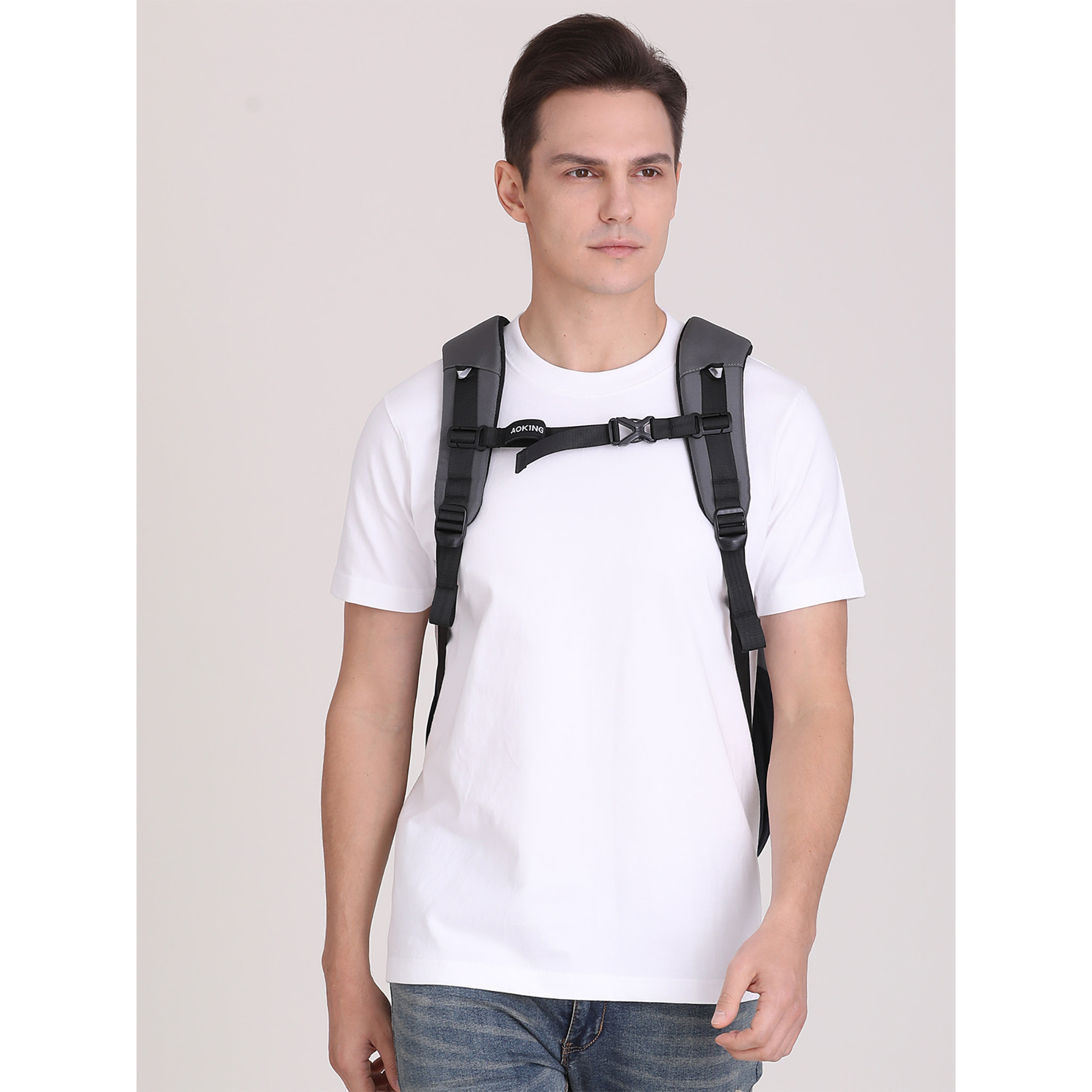 Zaino  unisex Textile Prodotto Vegano 33,5x17,5x46,5 cm