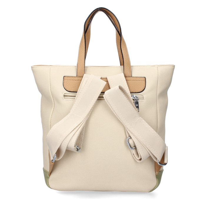 Mochila de Mujer, diseño moderno, Compartimento Principal con Cremallera