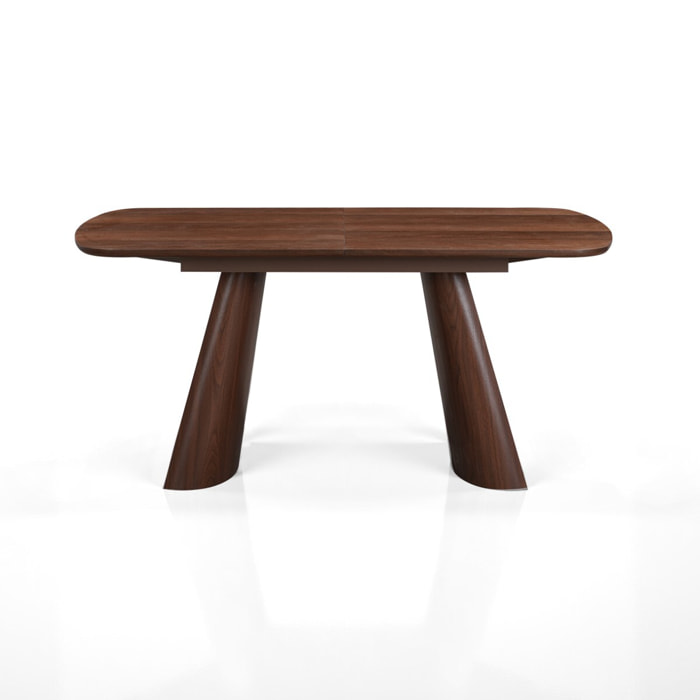 Table à manger extensible Tomasucci OTRA, en MDF finition noyer, 160/200 × 90 × 76 cm