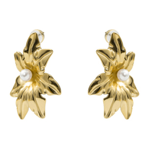 Pendientes Mife acabado oro amarillo 18k