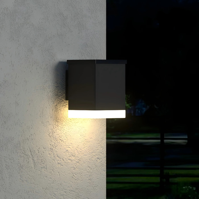 Applique murale solaire SUNBOX BLACK H12cm