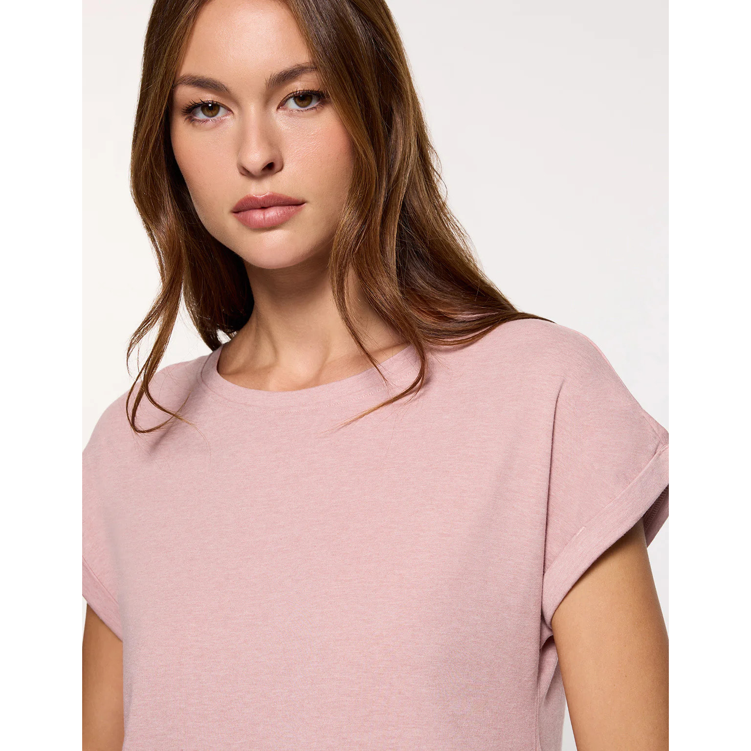 Camiseta Manga Corta Rosa - Luma