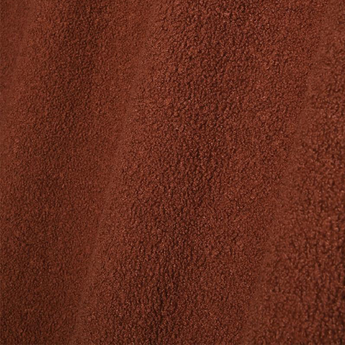 Rideau à oeillets doux  - Effet bouclette - Brique