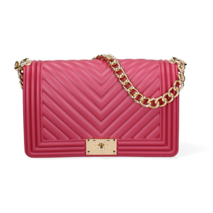 Borsa a mano da donna - Modello False - 100% Pvc - 15.0 x 25.0 x 8.0 cm