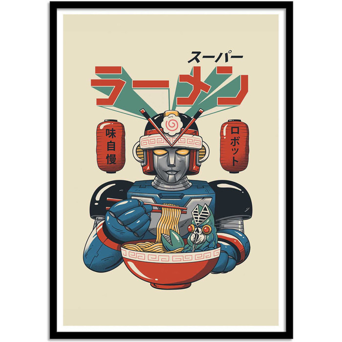 Affiche - Super Ramen Bot - Vincent Trinidad