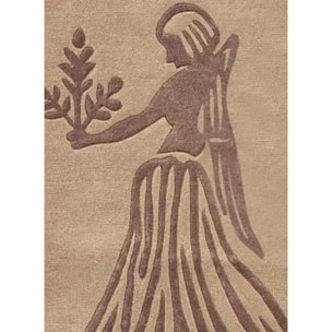 Tapis salon et chambre fait main en laine motif géométrique LICI