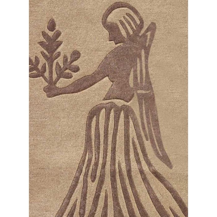 Tapis salon et chambre fait main en laine motif géométrique LICI