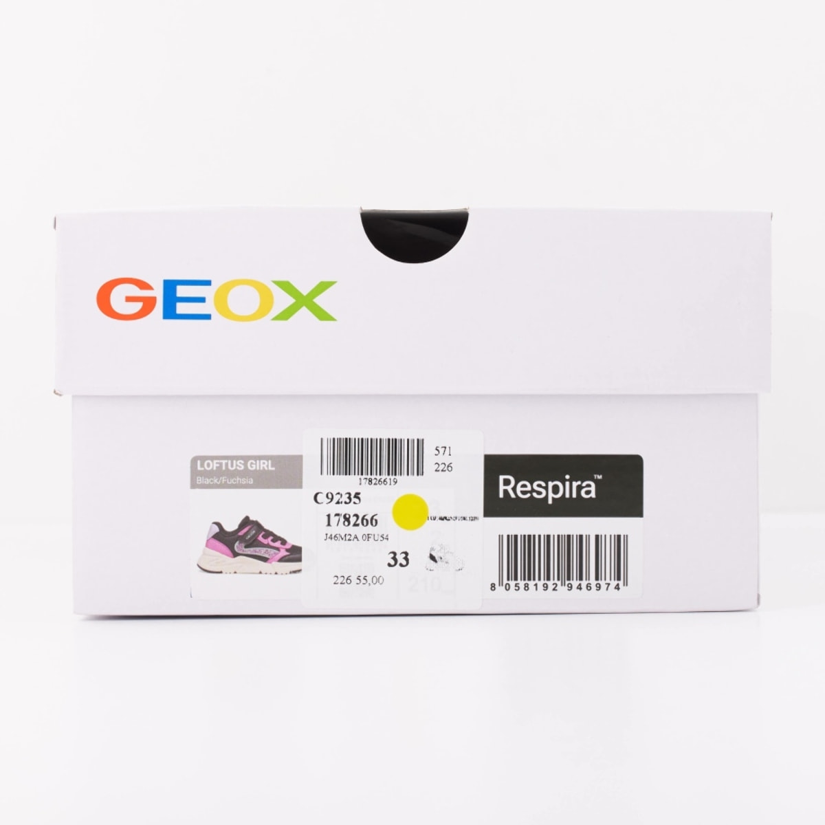 Zapatillas Niña de la marca GEOX  modelo J LOFTUS NEGRO