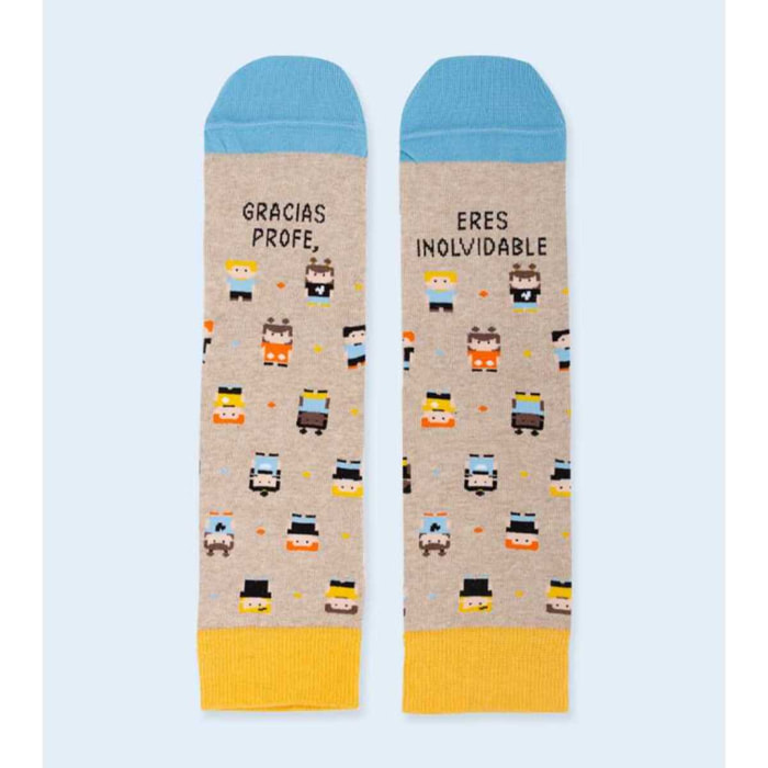 Calcetines Profe "Gracias profe, eres inolvidable" talla 42-46