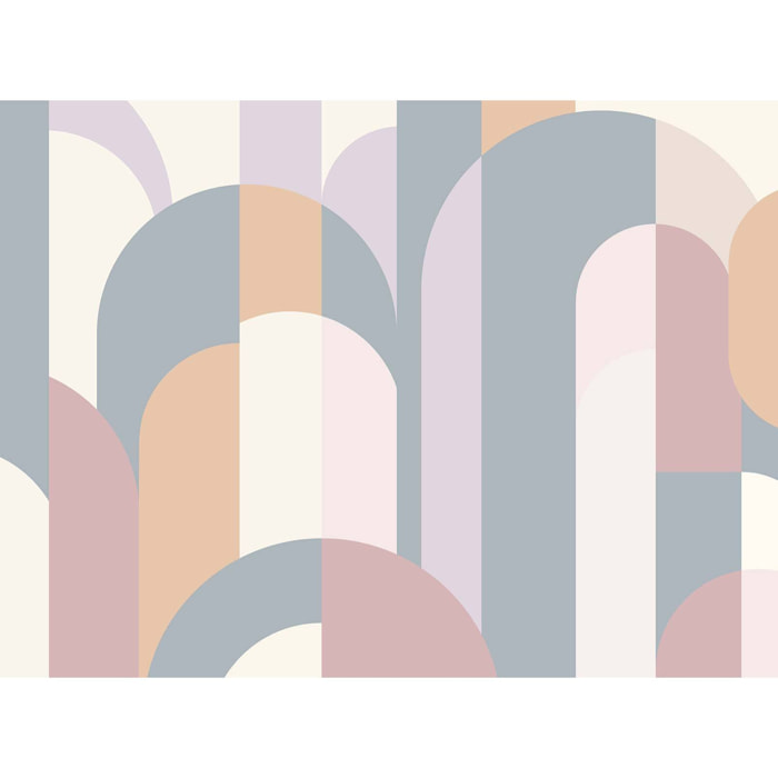 Papier peint panoramique Arcade pastel  Intissé