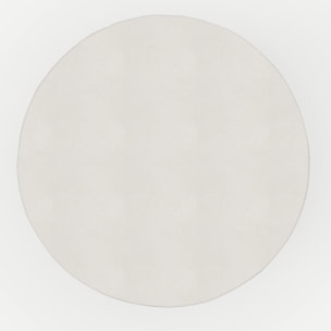 Table d'appoint ronde en béton blanc D30 cm - Tahiti