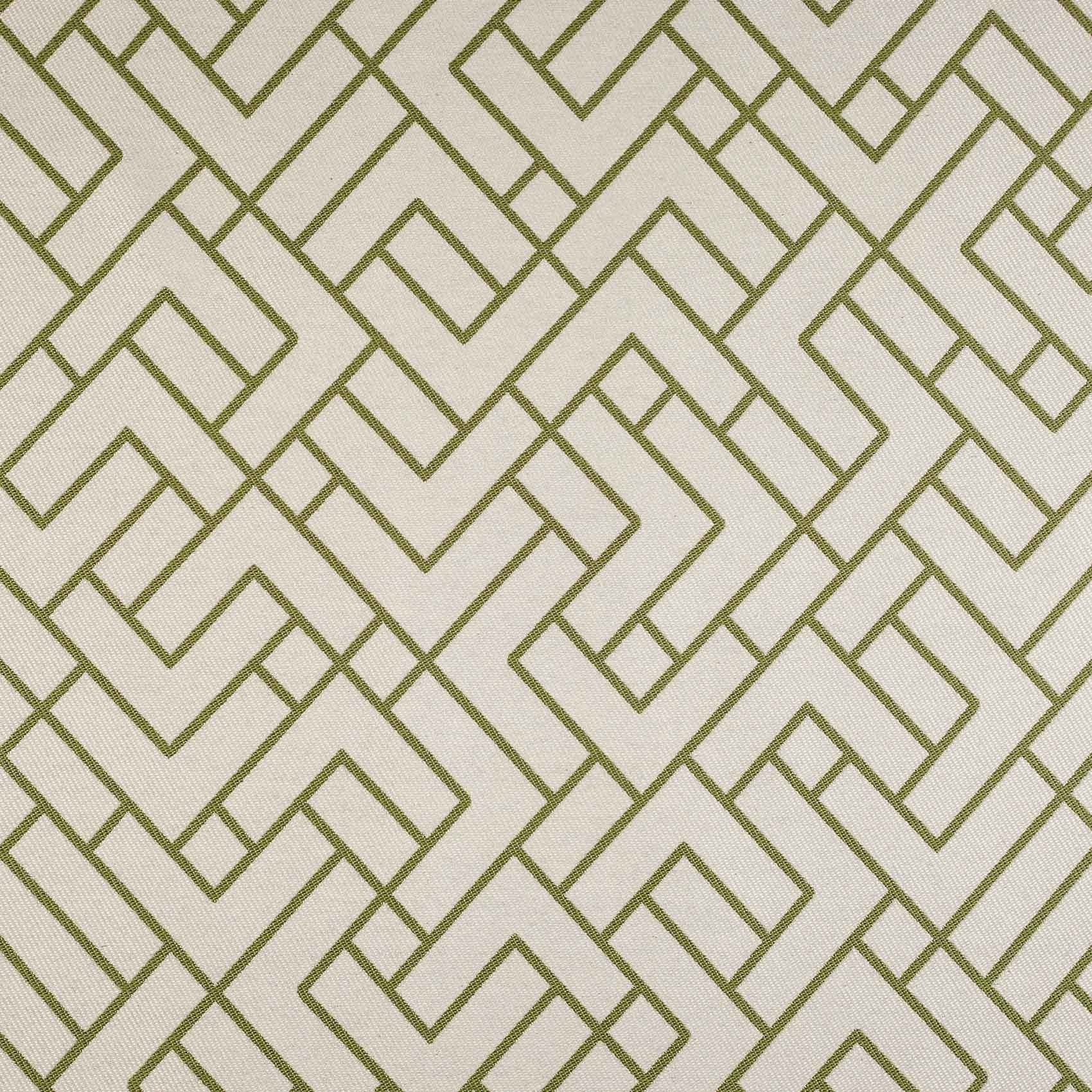 Rideau thermique imprimé graphique - Vert Olive