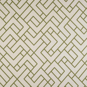 Rideau thermique imprimé graphique - Vert Olive