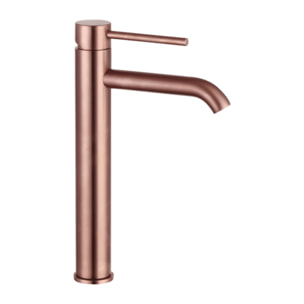 Mitigeur lavabo bec haut PAINI Ortence bronze cuivré