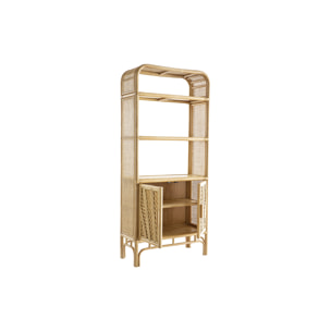Bibliothèque vintage en rotin naturel L80 cm GALON