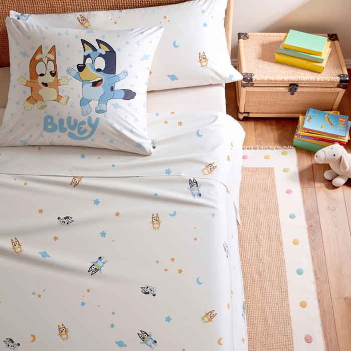 Sábana encimera BLUEY + funda almohada 45x125