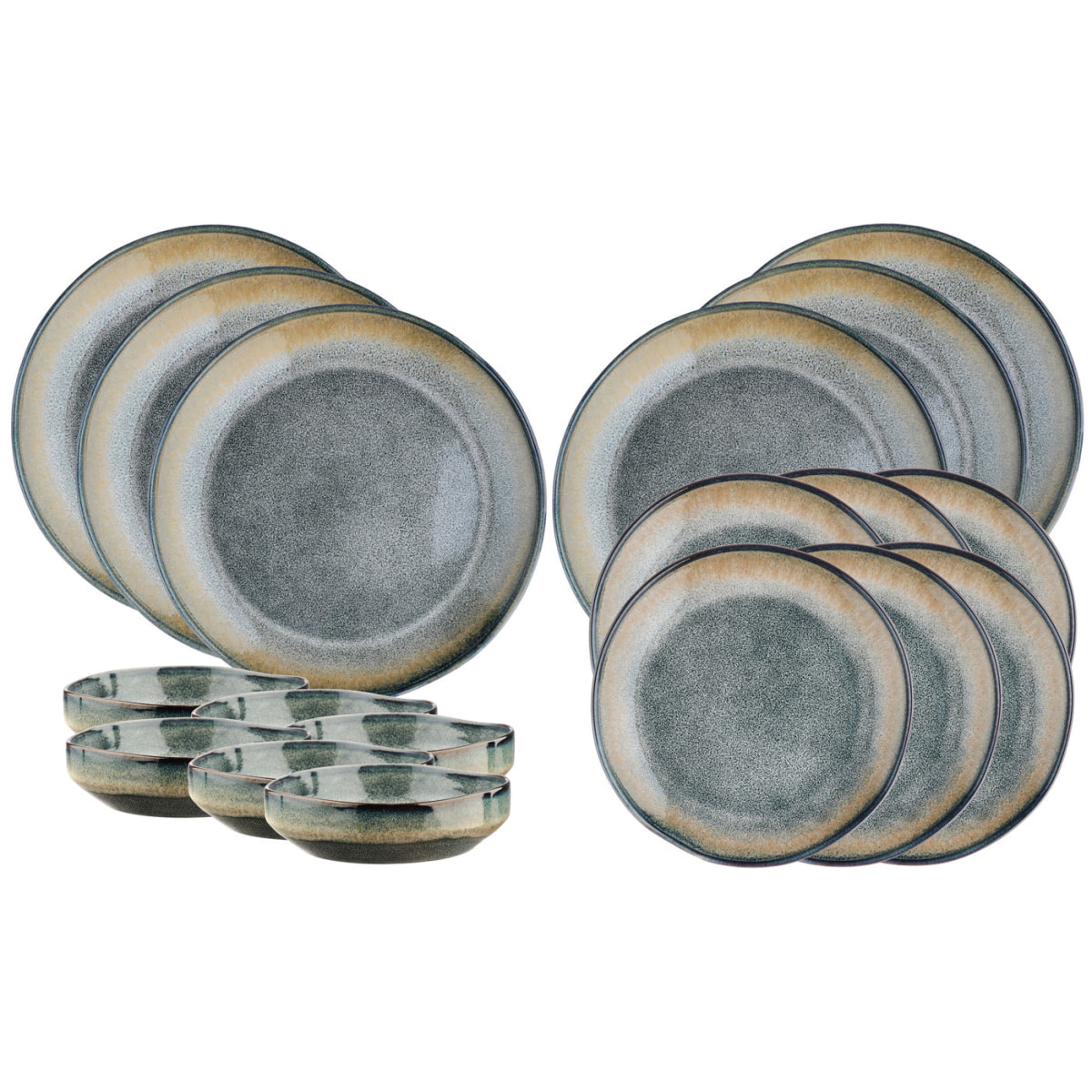 Service Les Essentiels GENESIS - 18 pièces - Terre