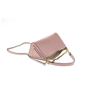 Borsa a spalla da donna Made in Italy - Modello Violette - 100% pelle - 26.0 x 13.5 x 11.5 cm