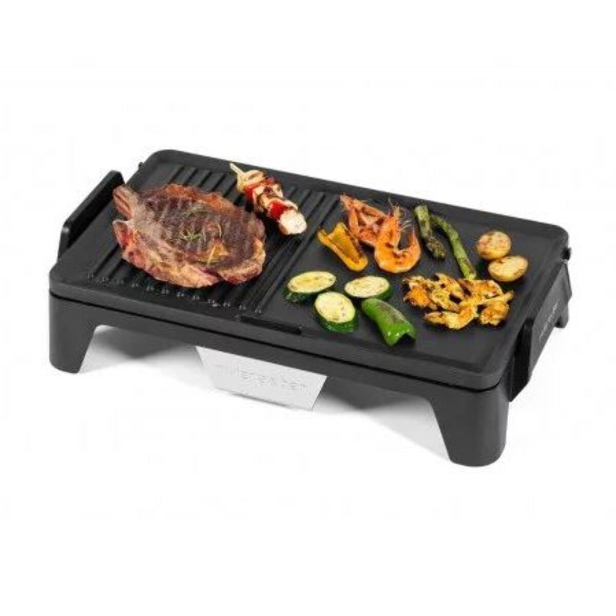 Plancha électrique RIVIERA ET BAR QPL485 Grill et plancha à poser,  50x30 cm