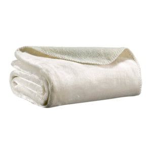 Plaid 100% polyester 290gsm natura