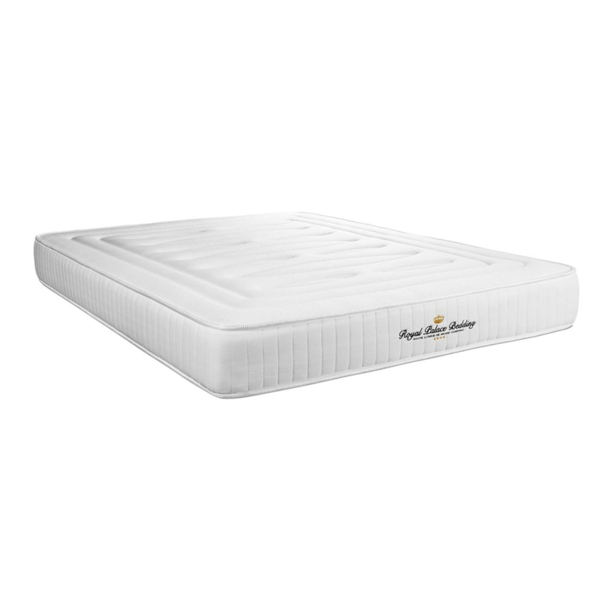 Ensemble sommier + matelas LANCASTER ressorts ensachés et mémoire de forme + Sommier Tapissier multi-lattes cm d'épaisseur - Matelas à Ressorts ensachés et mémoire de forme de 22cm d'épaisseur